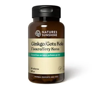Покращення мікроциркуляції та пам’яті: Ginkgo/Gotu Kola NSP